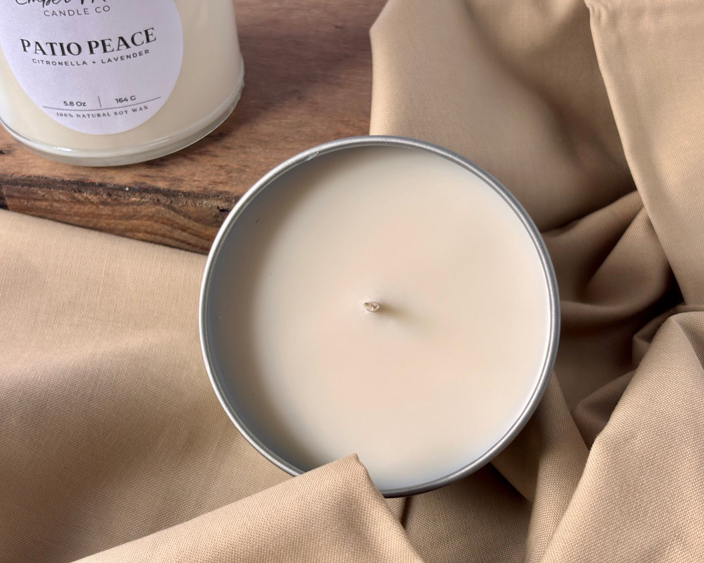 Patio Peace | Citronella + Lavender Soy Candle