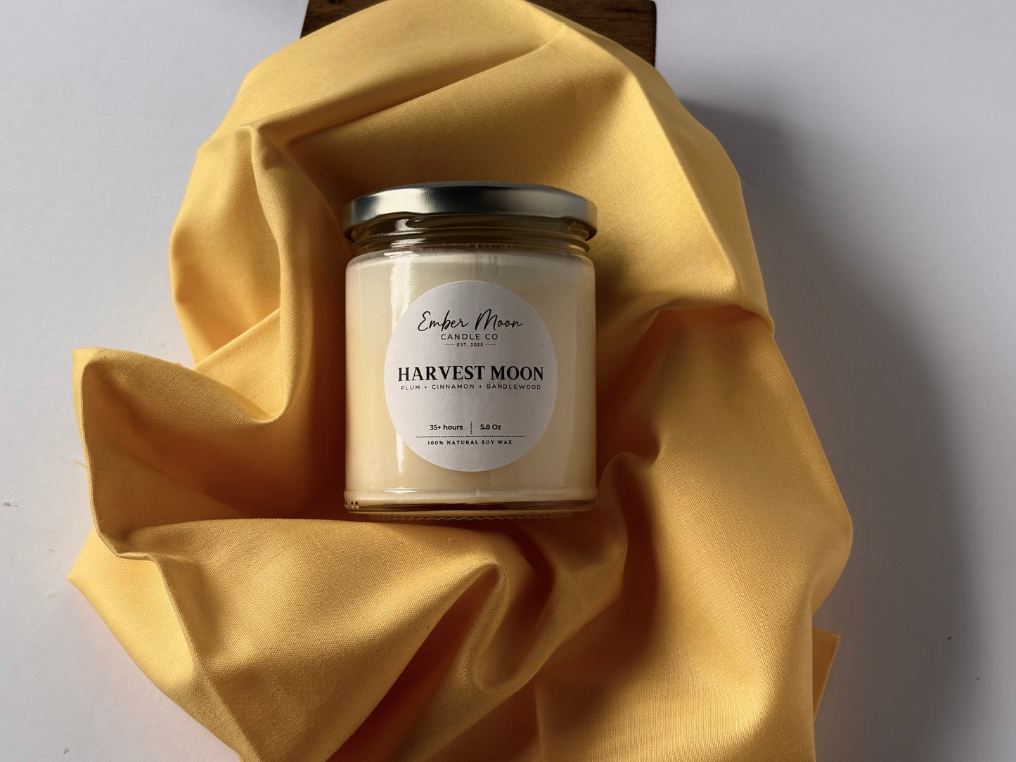 Harvest Moon | Plum, Cinnamon & Sandalwood Soy Candle