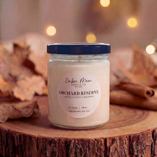 Orchard Reserve Soy Candle | Apple + Maple + Bourbon