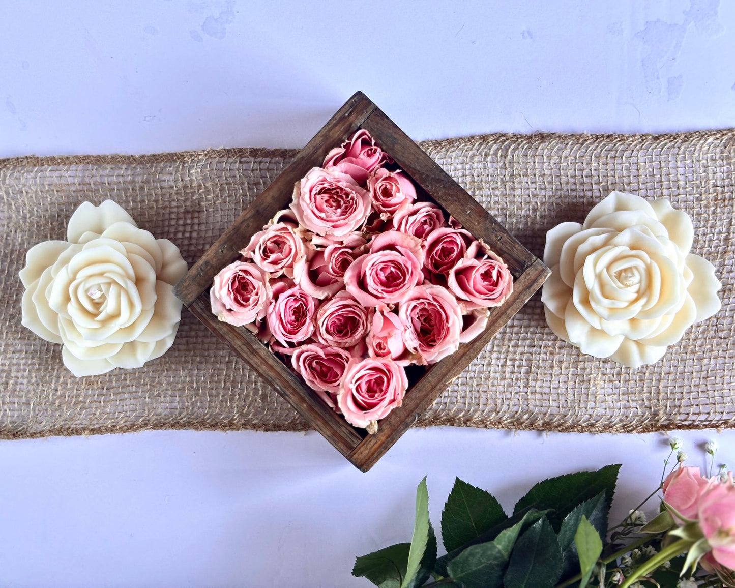 Rose Affair Soy Candle | Rose + Magnolia + Patchouli