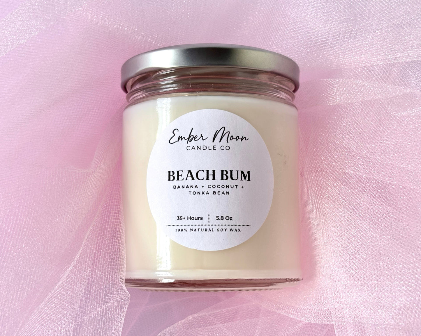 Beach Bum | Banana + Coconut + Tonka Bean Soy Candle