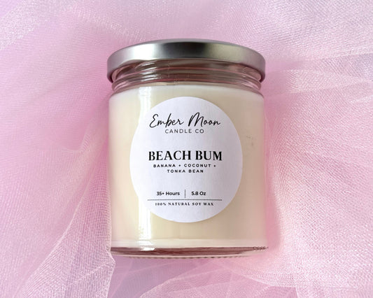 Beach Bum | Banana + Coconut + Tonka Bean Soy Candle