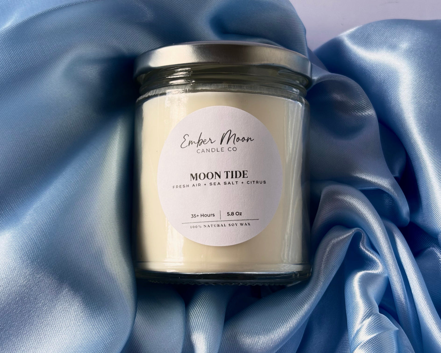 Moon Tide | Fresh Air + Sea Salt + Citrus Soy Candle