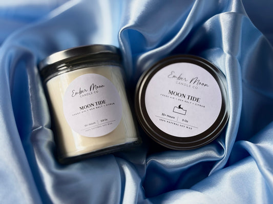 Moon Tide | Fresh Air + Sea Salt + Citrus Soy Candle