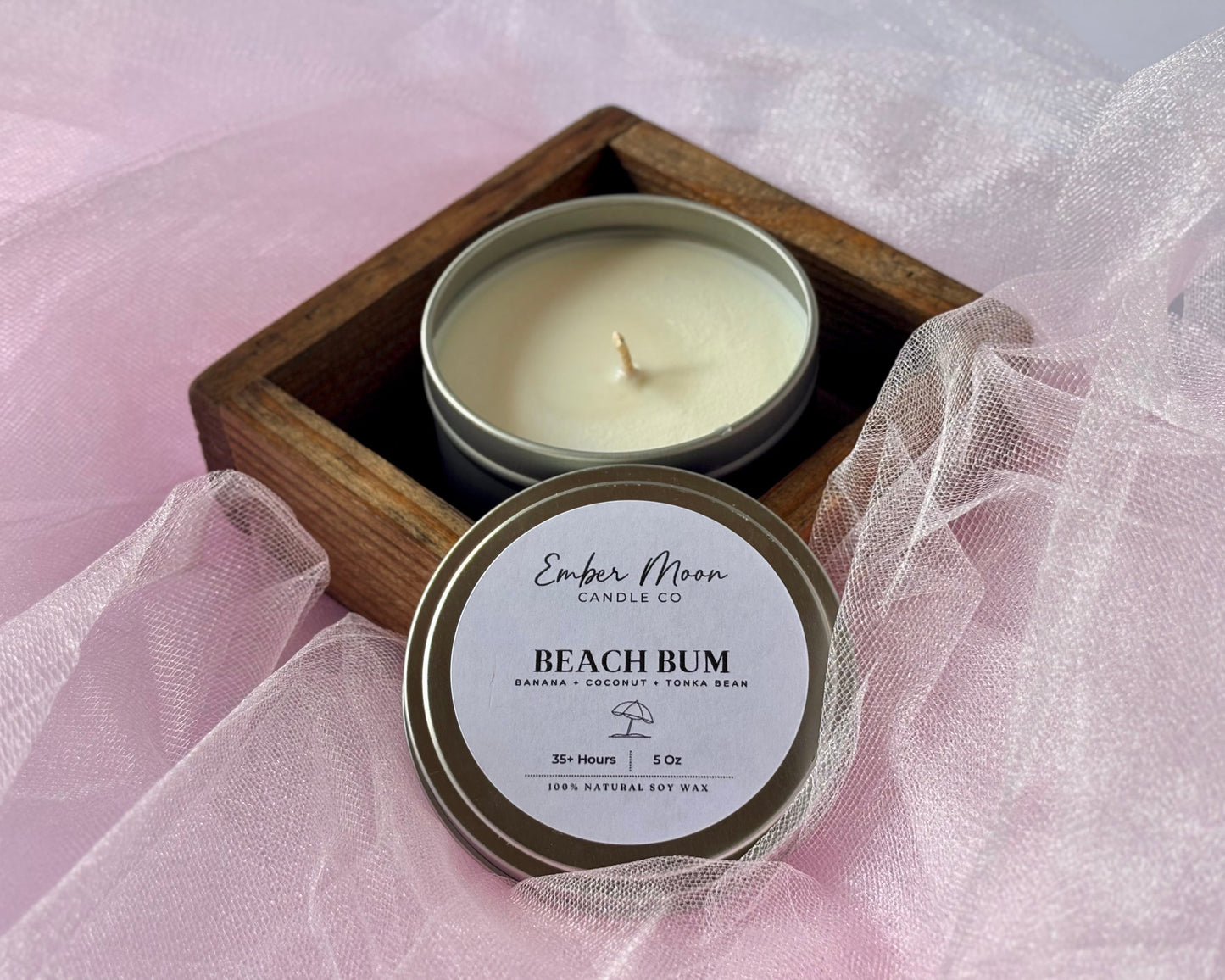 Beach Bum | Banana + Coconut + Tonka Bean Soy Candle