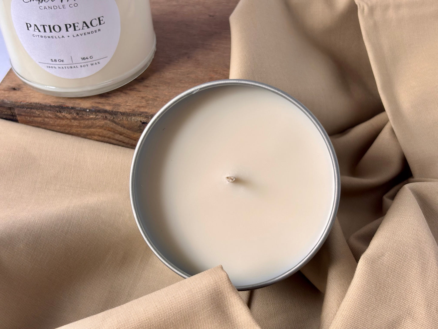 Patio Peace | Citronella + Lavender Soy Candle