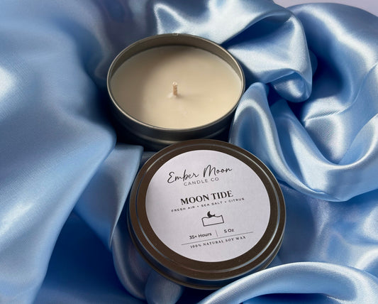 Moon Tide | Fresh Air + Sea Salt + Citrus Soy Candle