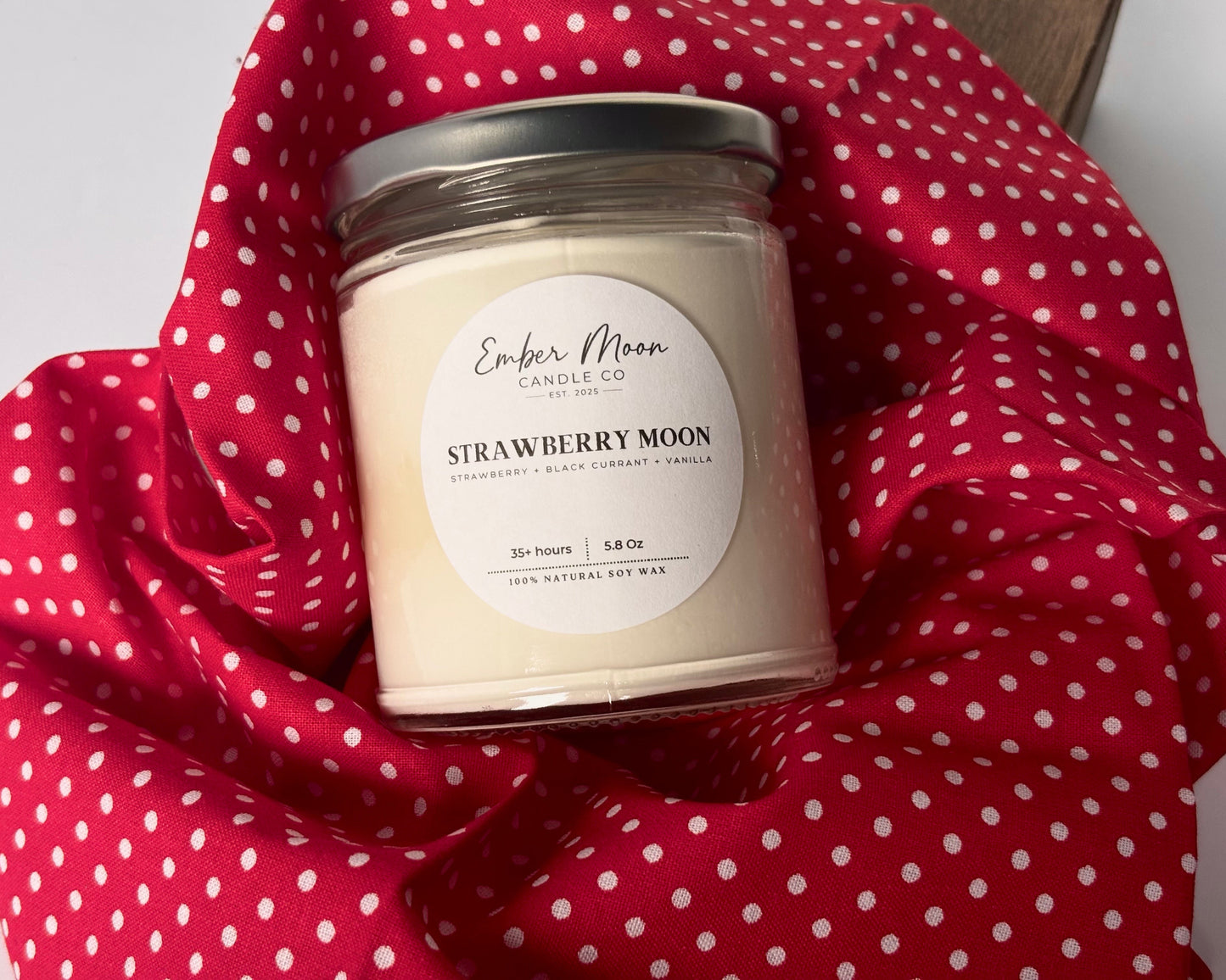 Strawberry Moon | Strawberry, Black Currant & Vanilla Soy Candle