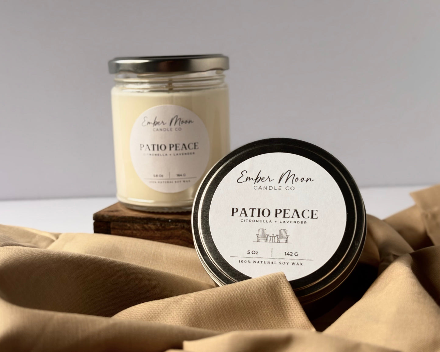 Patio Peace | Citronella + Lavender Soy Candle