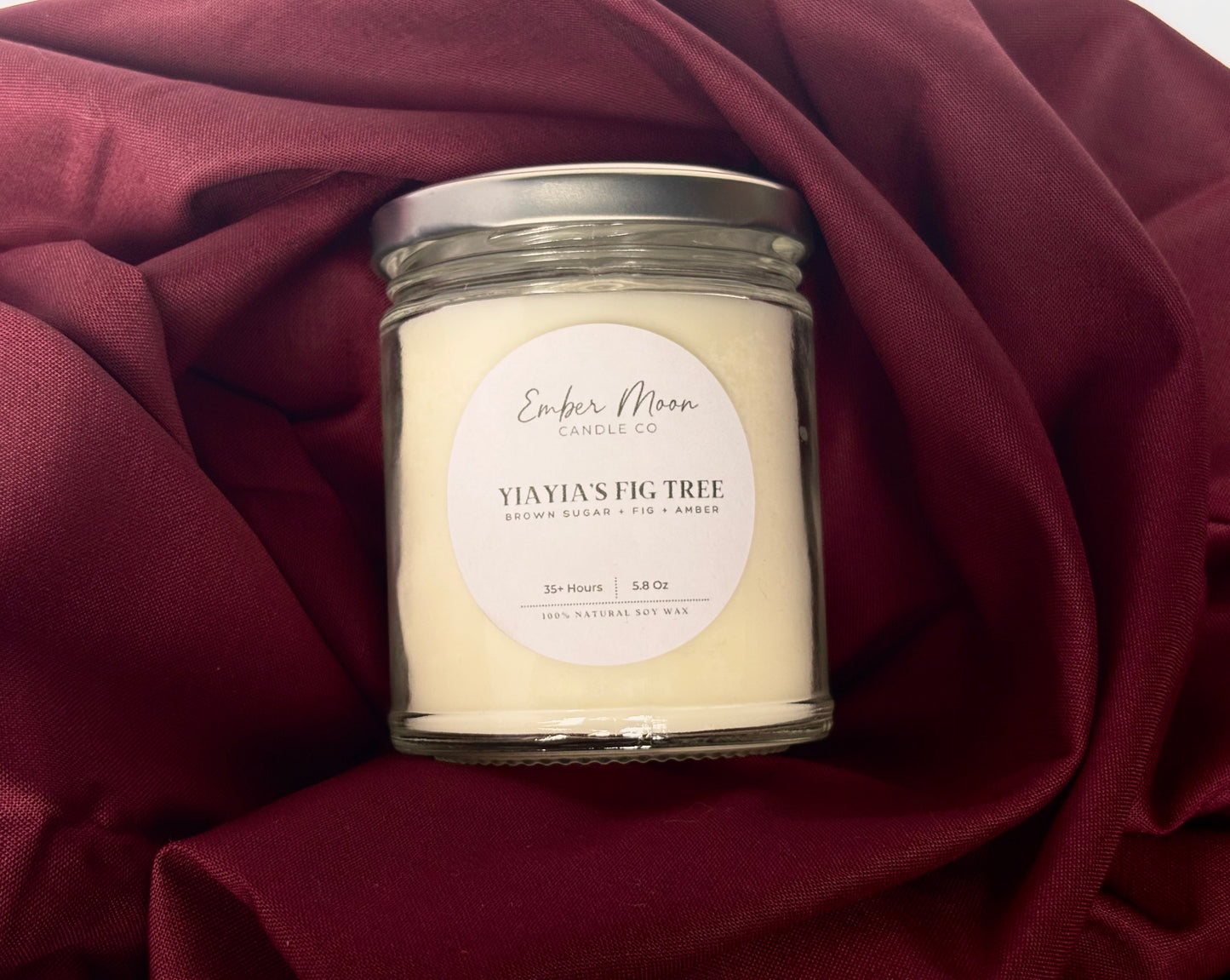 Yiayia's Fig Tree | Brown Sugar + Fig + Amber Soy Candle