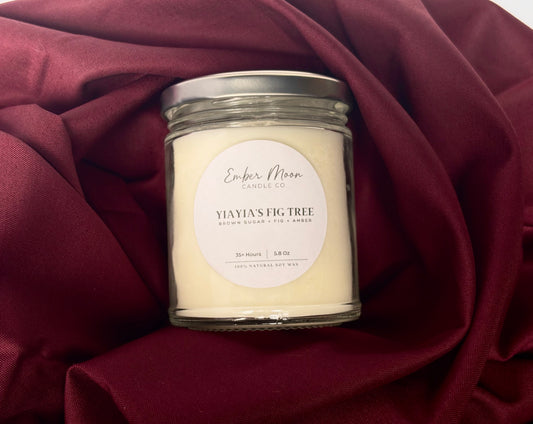Yiayia's Fig Tree | Brown Sugar + Fig + Amber Soy Candle