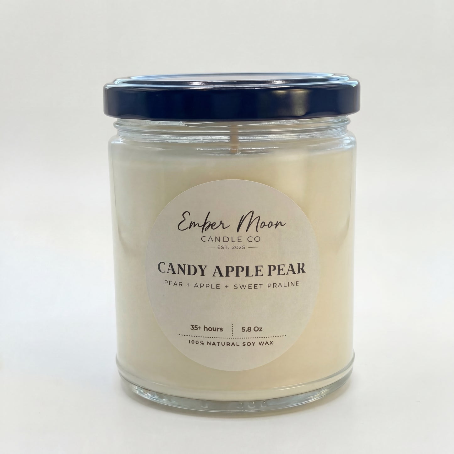 Candy Apple Pear Soy Candle | Pear + Apple + Sweet Praline